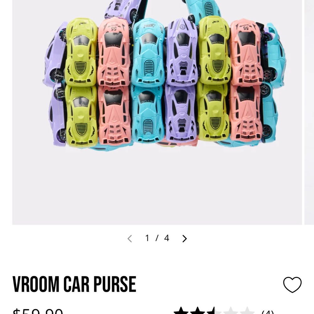 AKIRA Multicolor Toy Car Satchel
